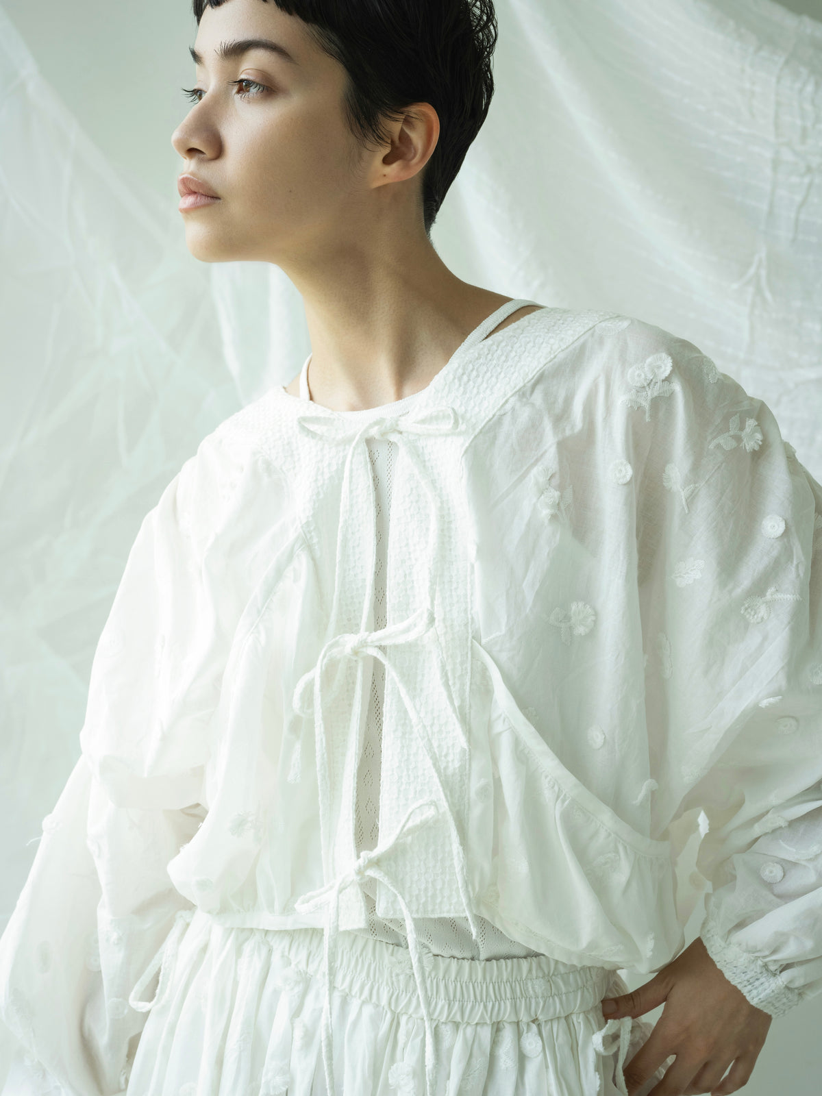 COTTON LACE TOPS