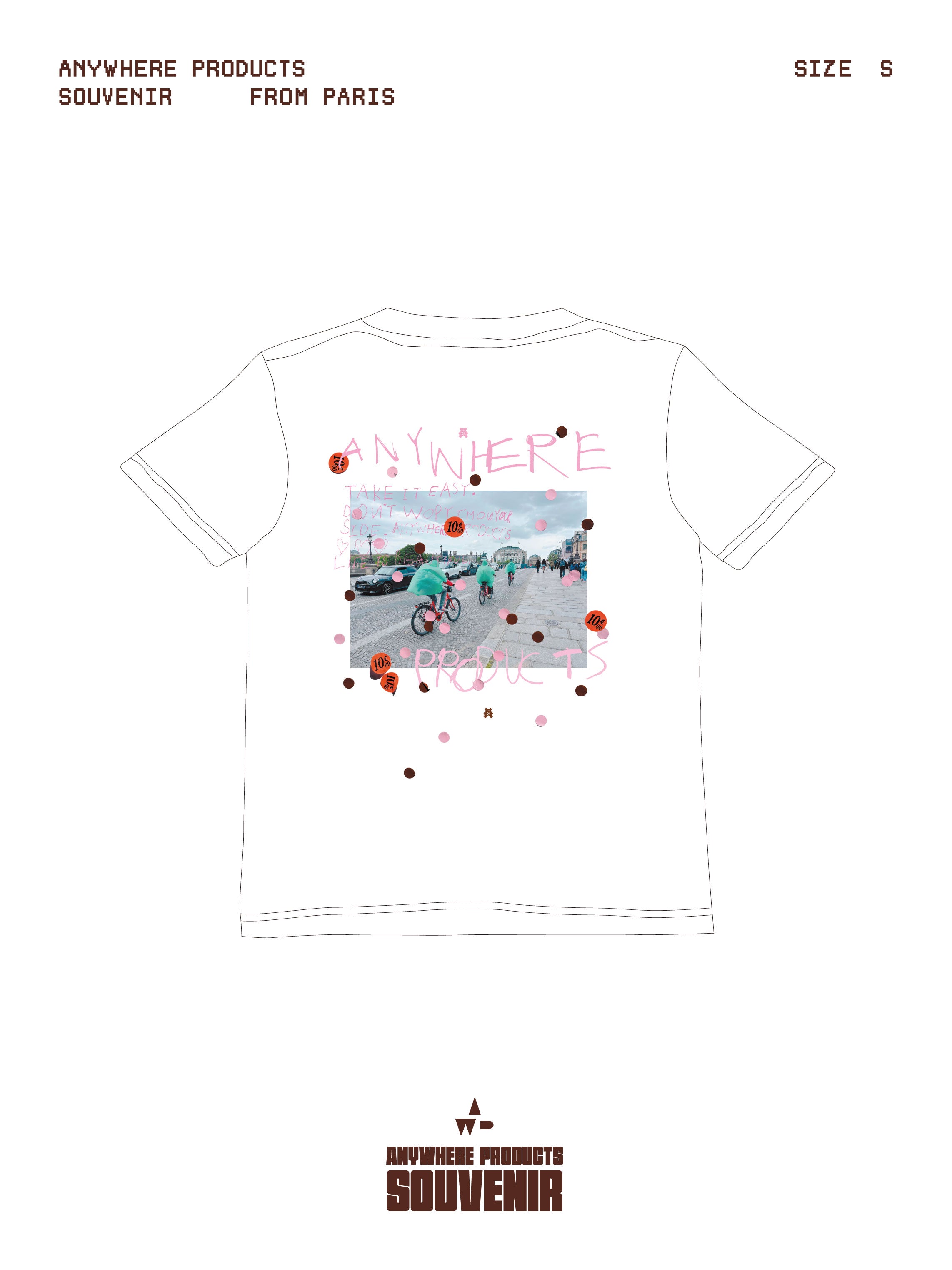 SOUVENIR PRINT T-SHIRT(BICYCLE)