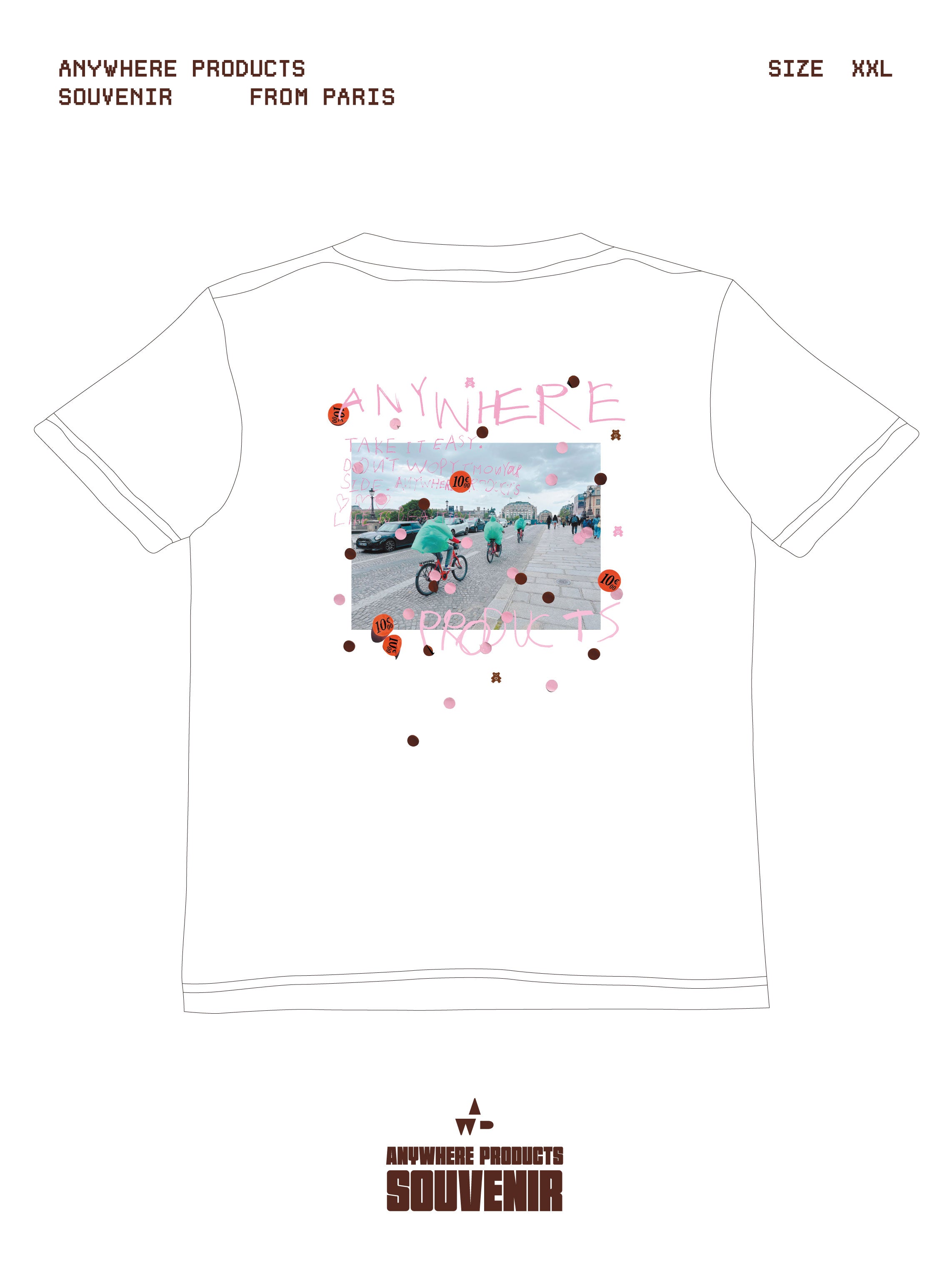 SOUVENIR PRINT T-SHIRT(BICYCLE)