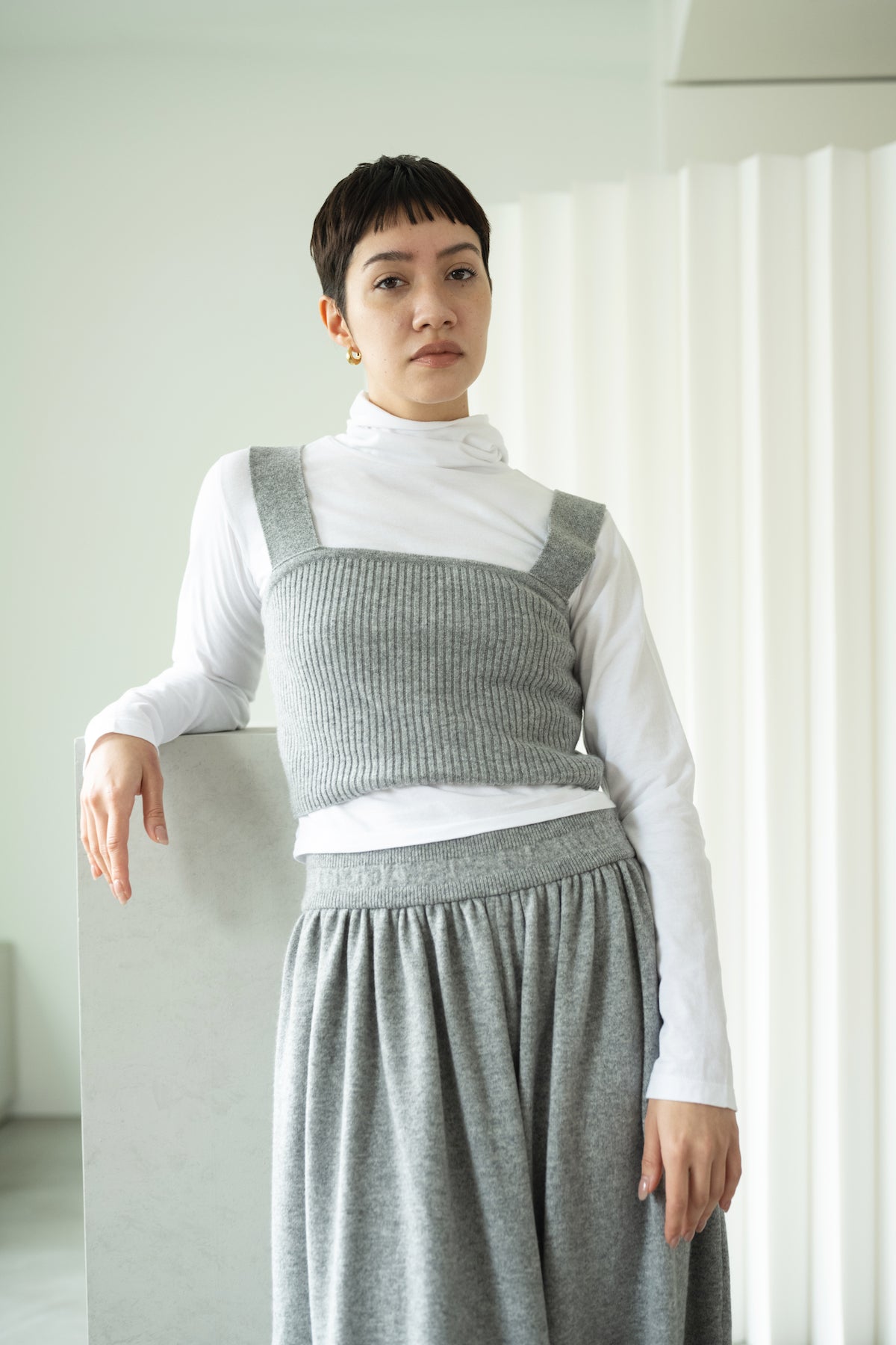 CASHMERE BUSTIER