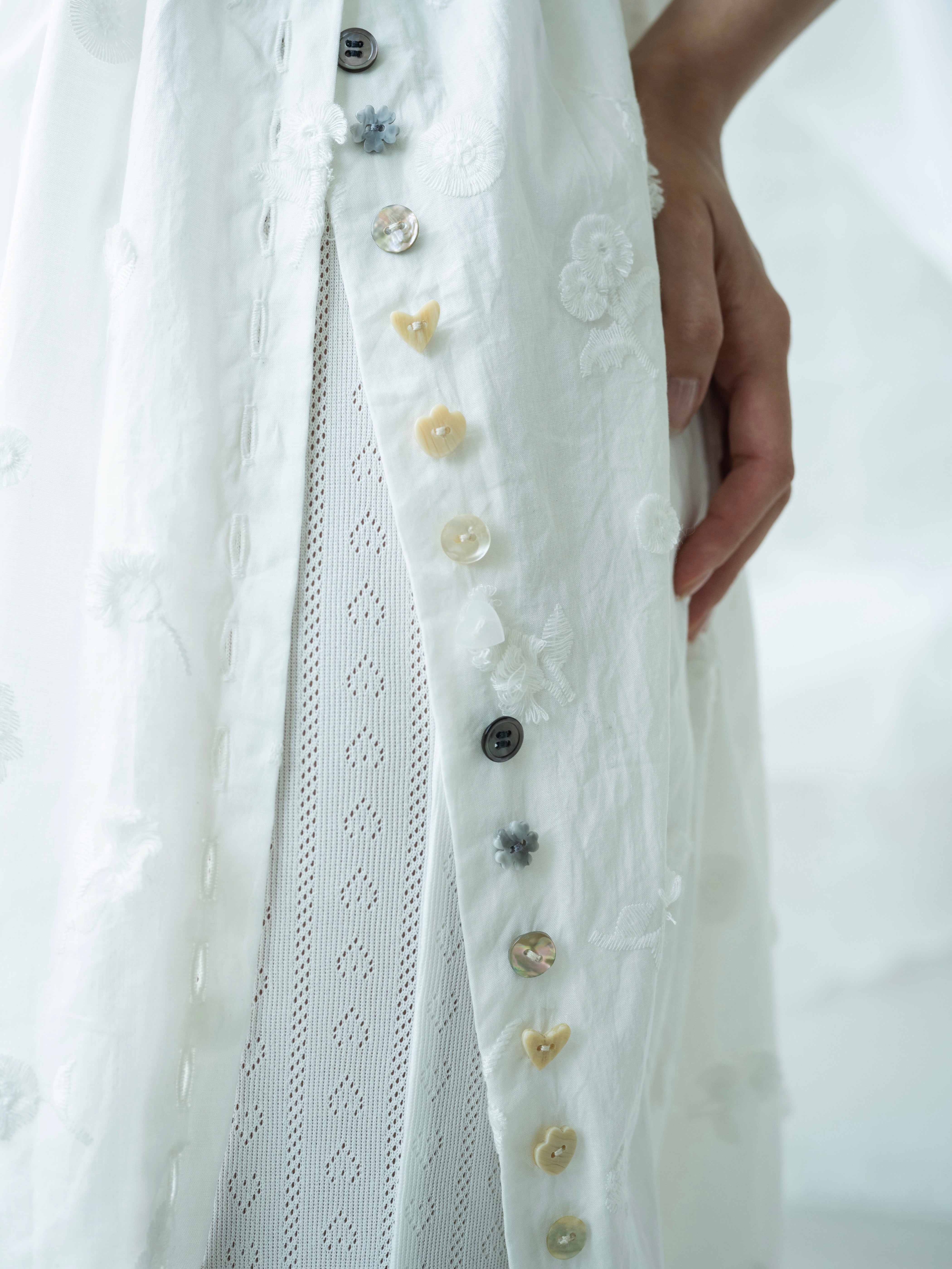 COTTON LACE CAMISOLE DRESS