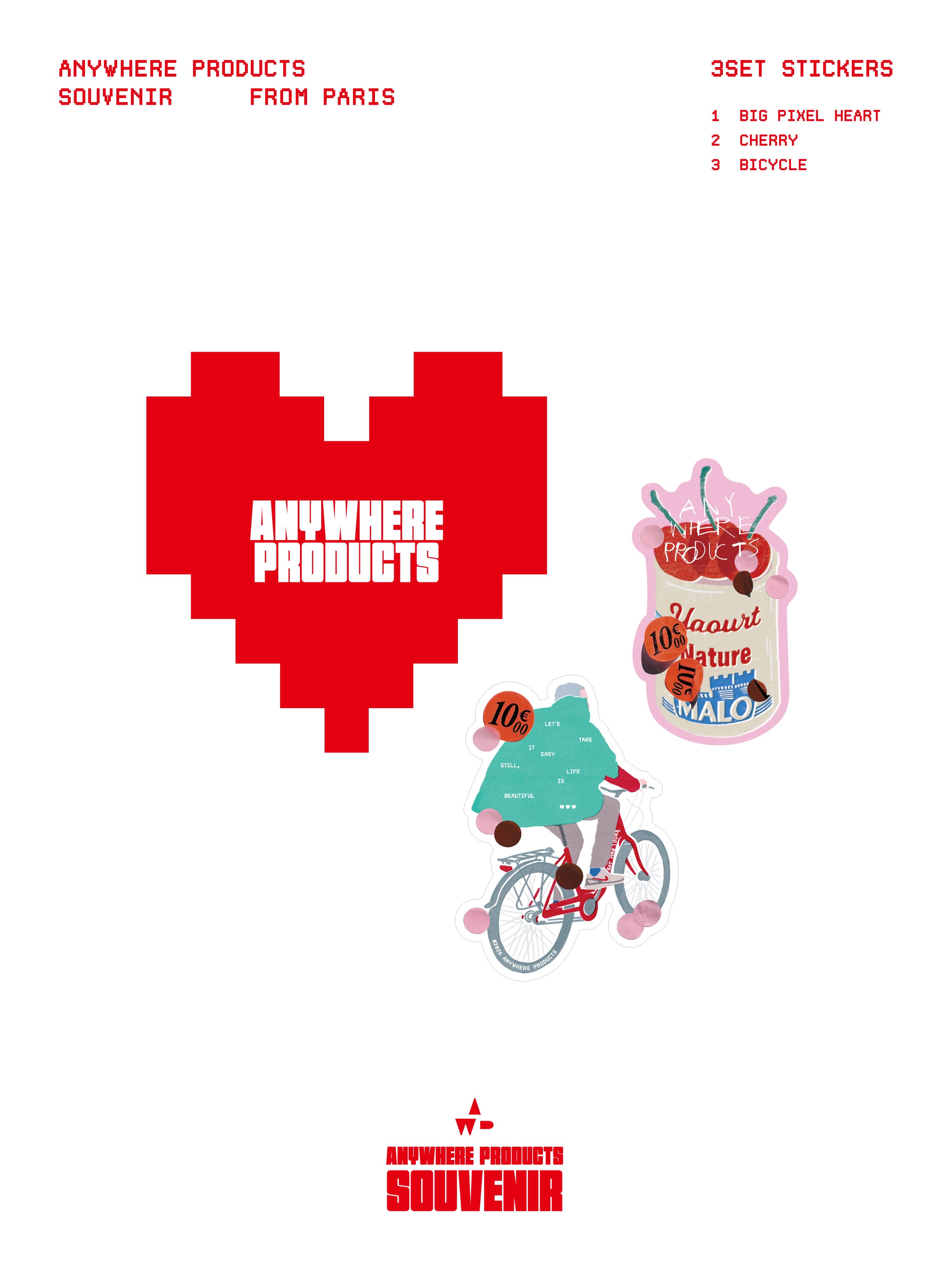 SOUVENIR STICKER SET