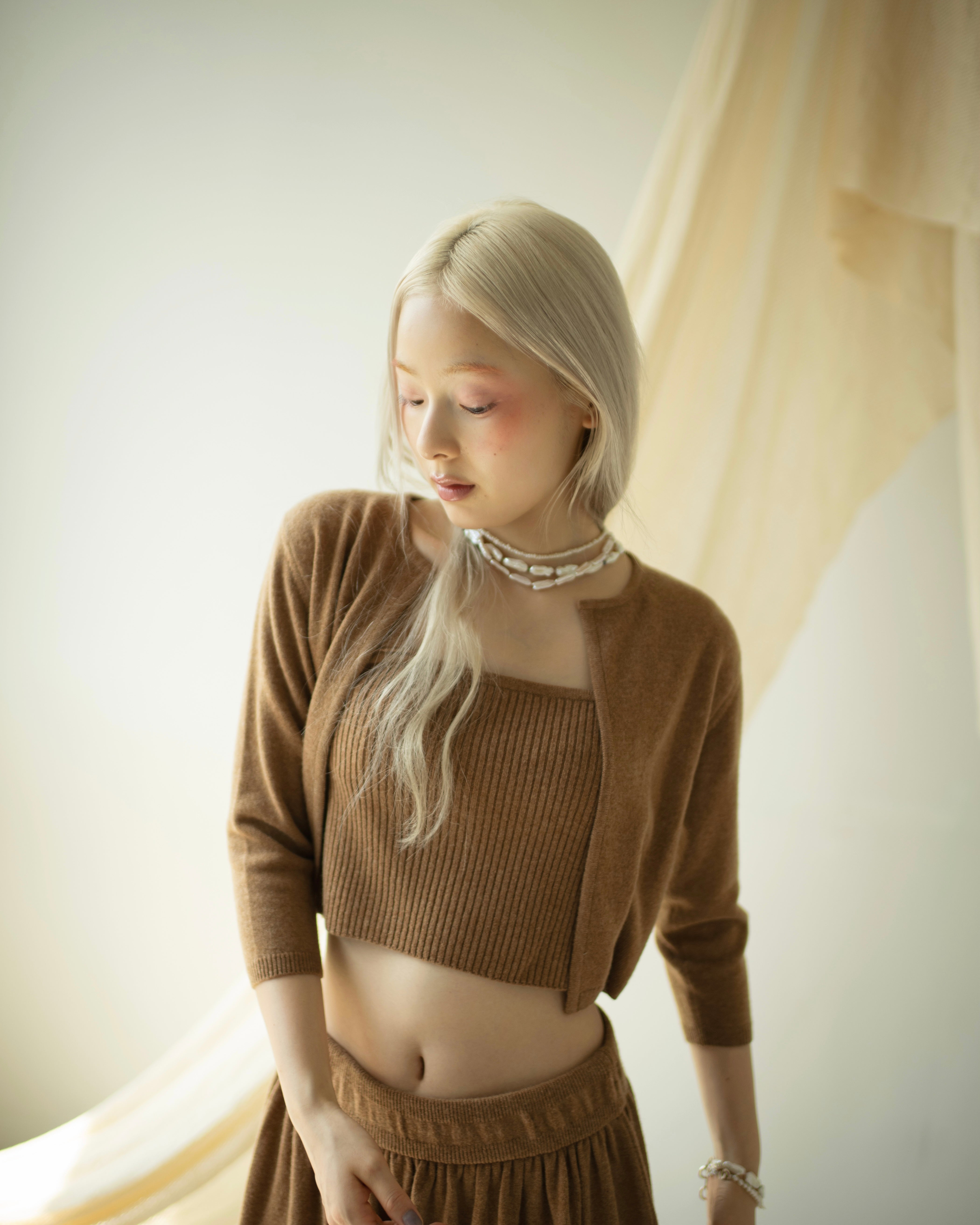 CASHMERE BUSTIER