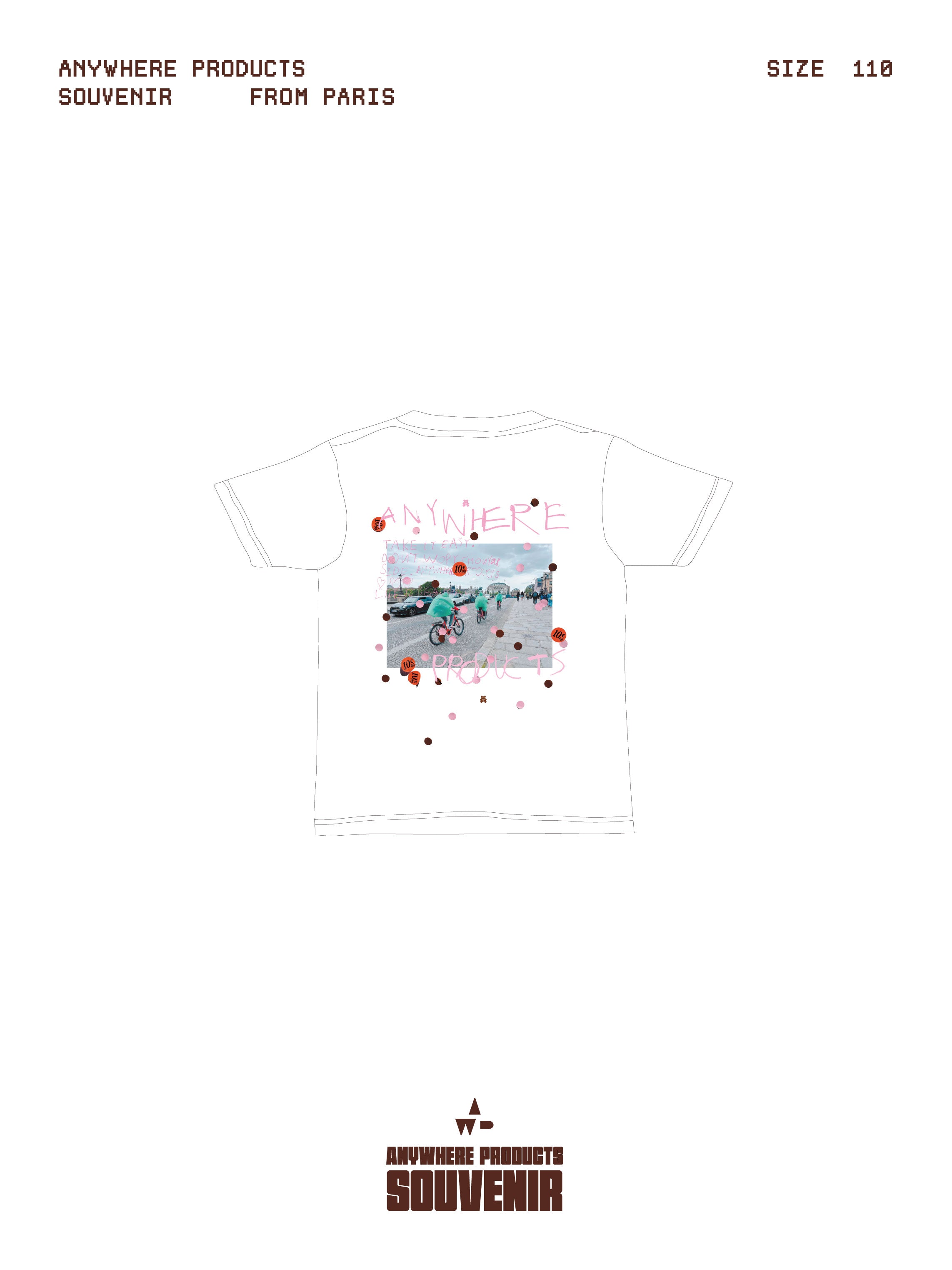 SOUVENIR PRINT T-SHIRT（BICYCLE）