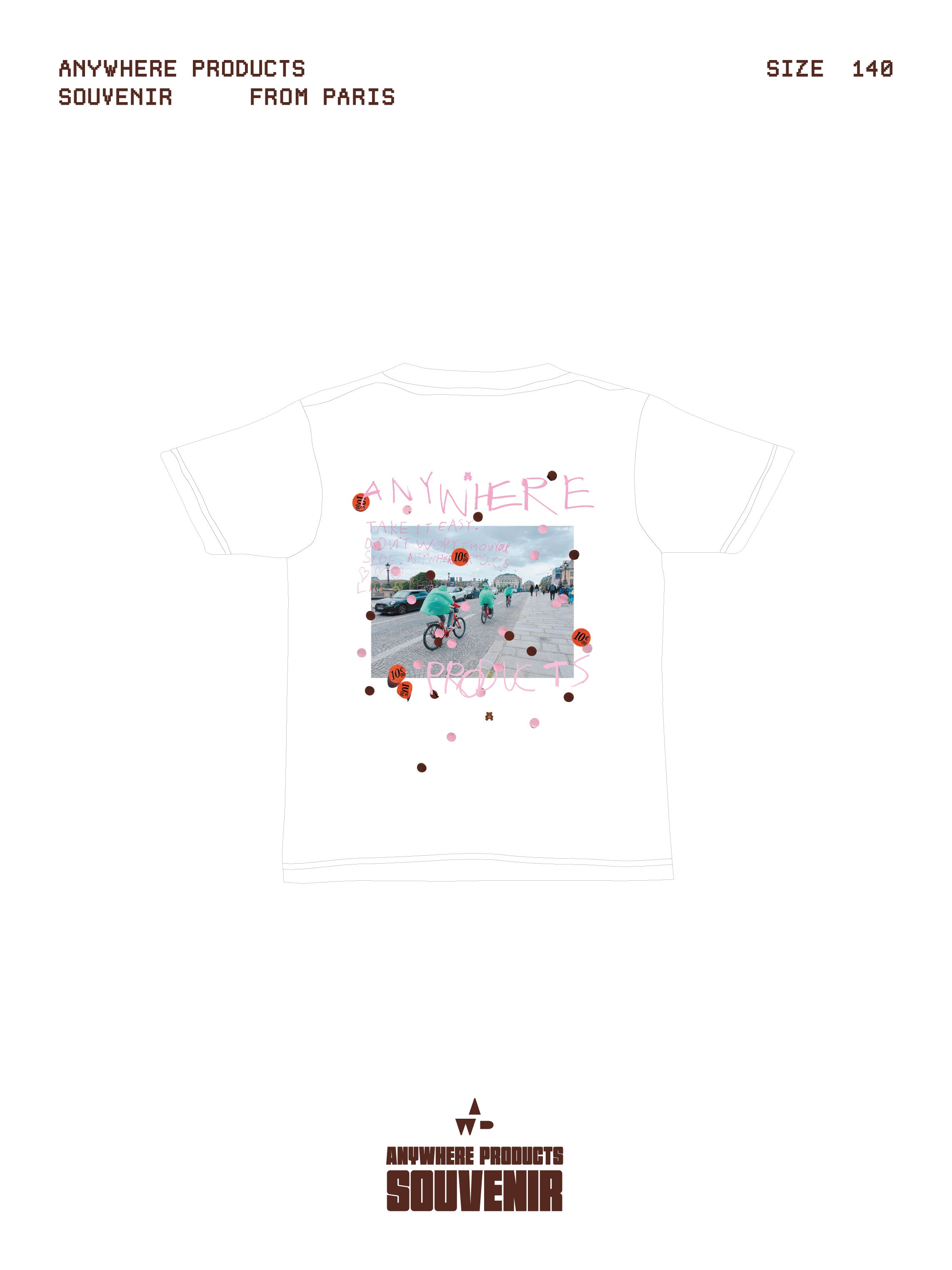 SOUVENIR PRINT T-SHIRT（BICYCLE）