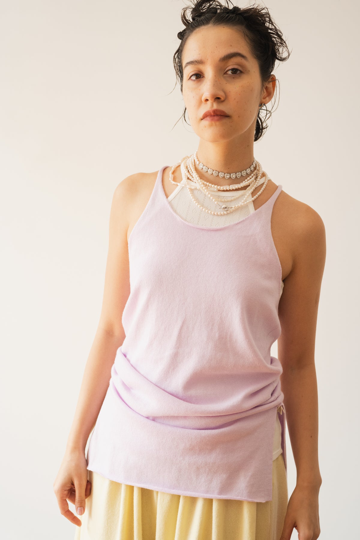 COTTON CASHMERE CAMISOLE