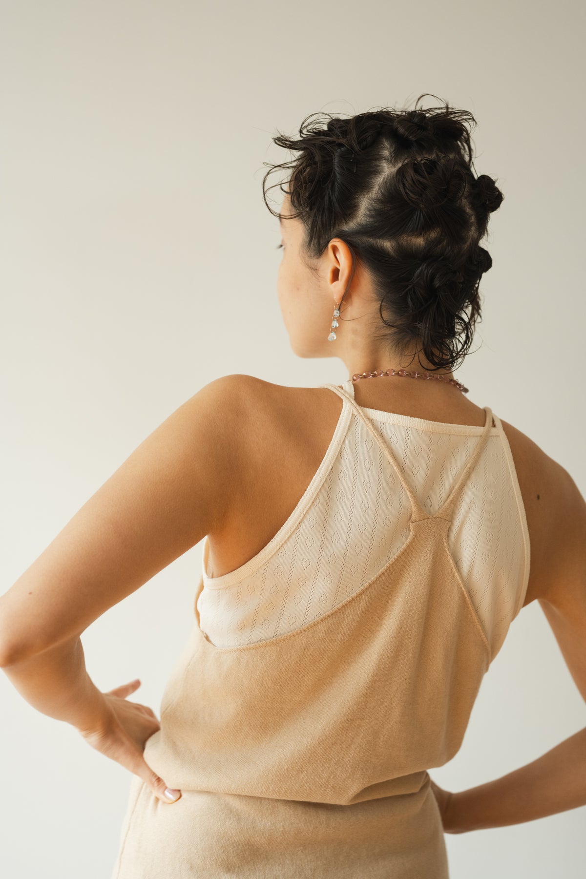 COTTON CASHMERE CAMISOLE