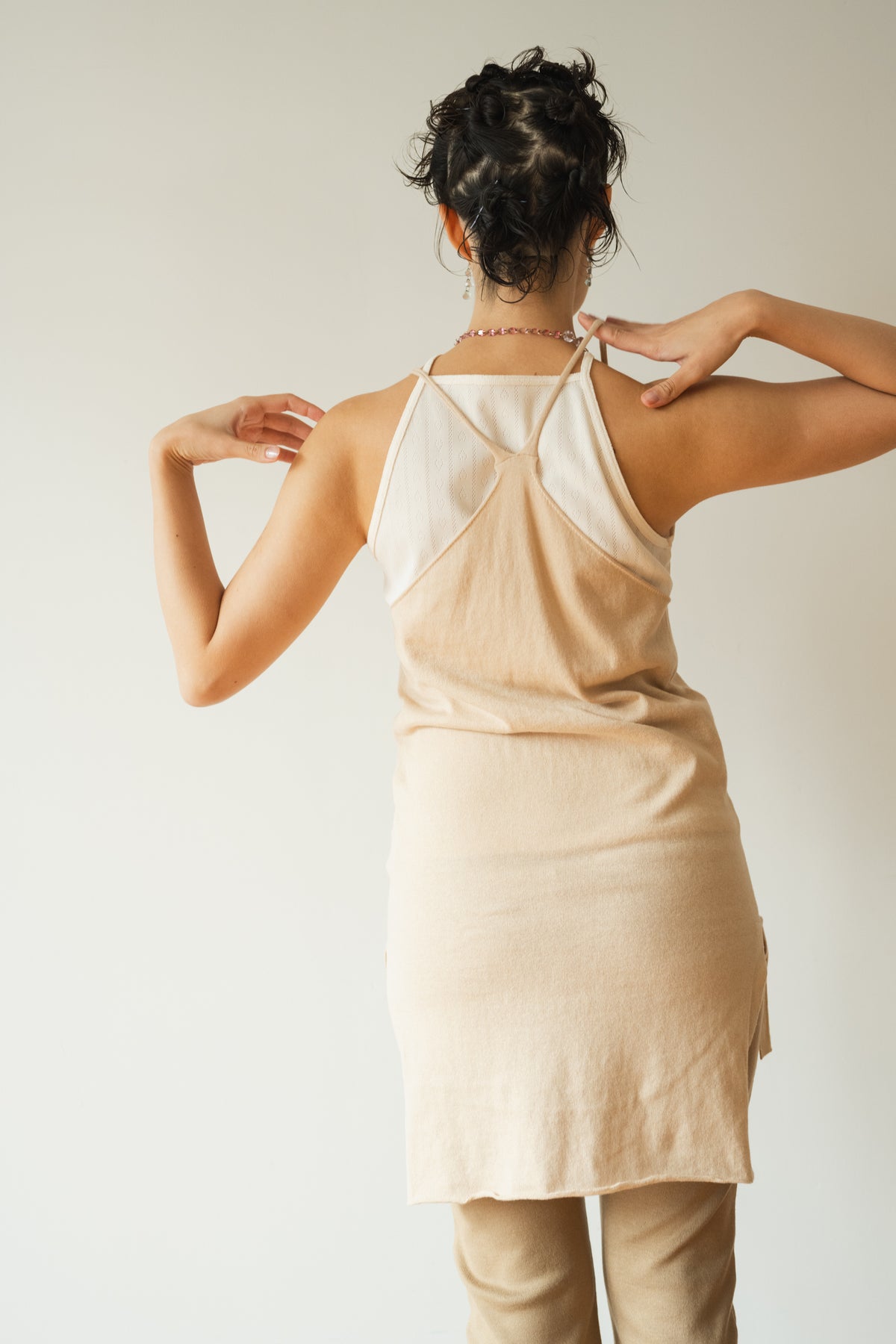 COTTON CASHMERE CAMISOLE