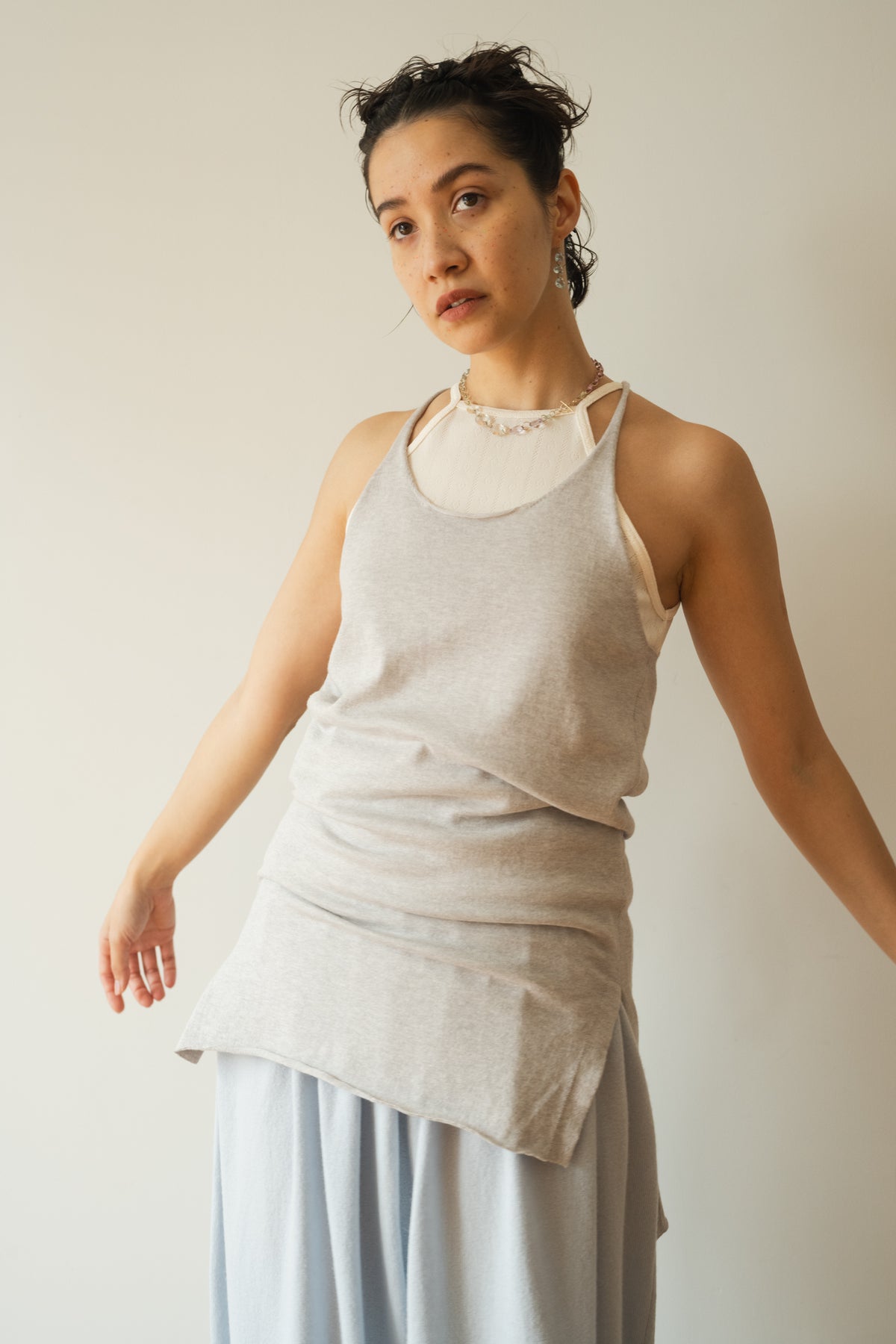 COTTON CASHMERE CAMISOLE
